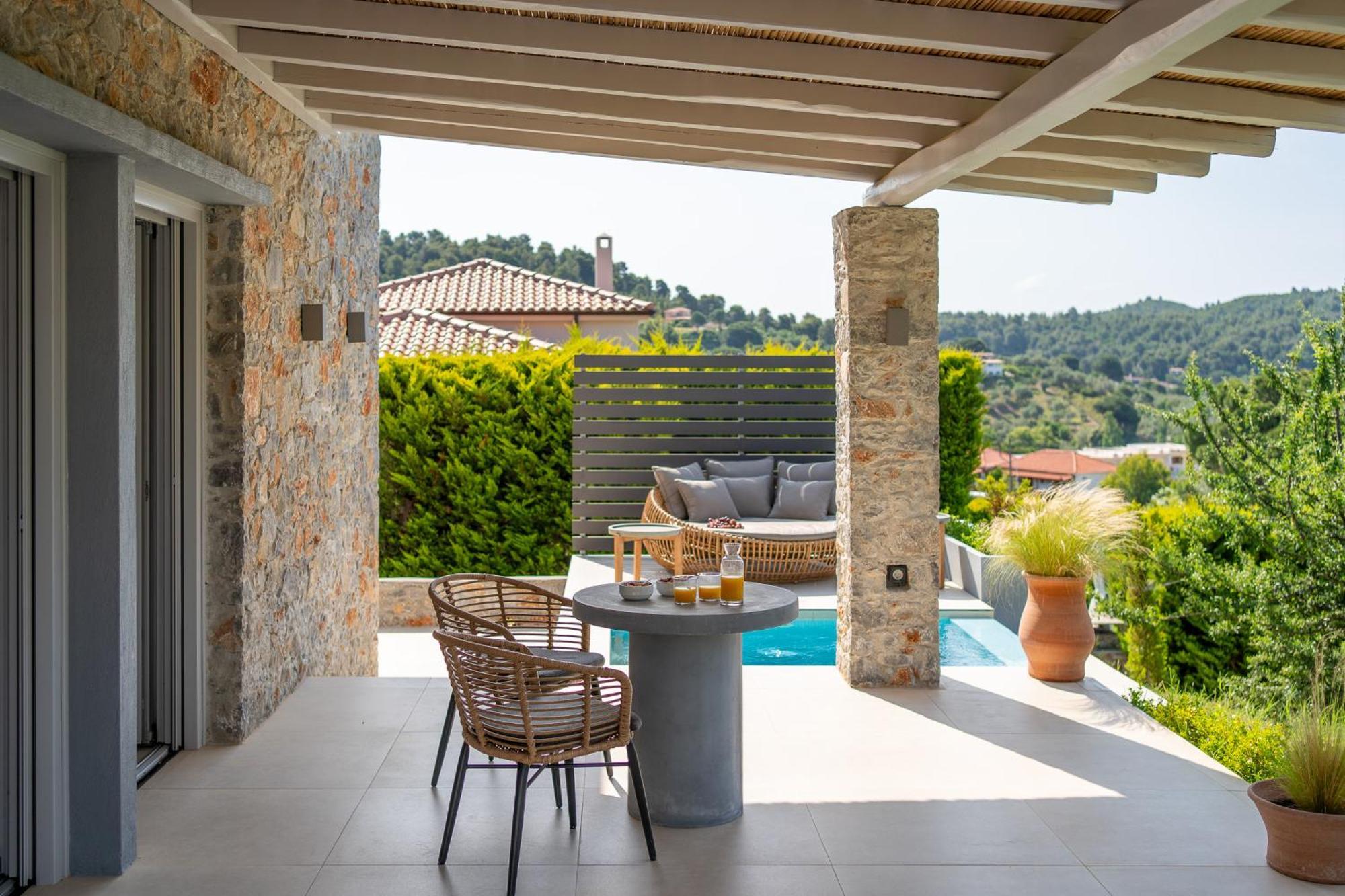 Kolios Stone Build Suite With Private Pool מראה חיצוני תמונה